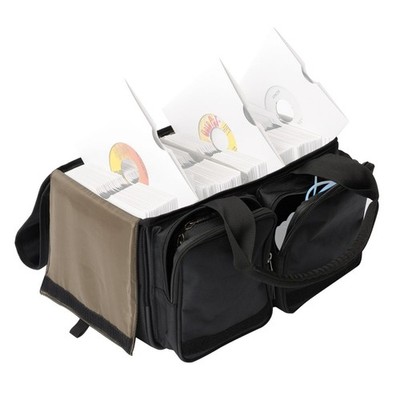 Magma MGA43013 Black/Khaki Carry Case Bag holds 150 45rpm 7'' DJ Vinyl Records...