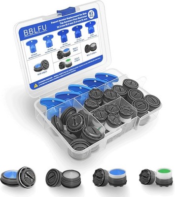 36 Pcs Faucet Cache Aerators with 5 Pcs Faucet Aerator Key Cache Aerators Replac