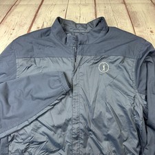 Nike Shield Golf Jacket Mens Large Navy Blue Full Zip Windbreaker 892274-451