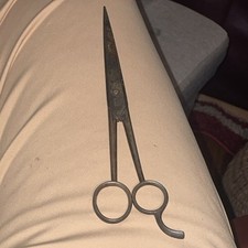 Antique FW Engels Solingen Steel Germany Hair Shears Barber Scissors 5