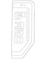 Genuine Ford Nameplate HC3Z-16720-AC