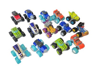 Blaze and the Monster Machines Truck Konvolut Restposten Streifen Zeg Pickle Mattel ×14