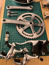 Vintage 7 Speed Shimano Rx100 A550 Down Tube Shifter Groupset Vintage 7 Speed Shimano Rx100 A550 Down Tube Shifter Groupset