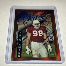 1996 Topps Finest Refractor Eric Swann #261 Cardinals