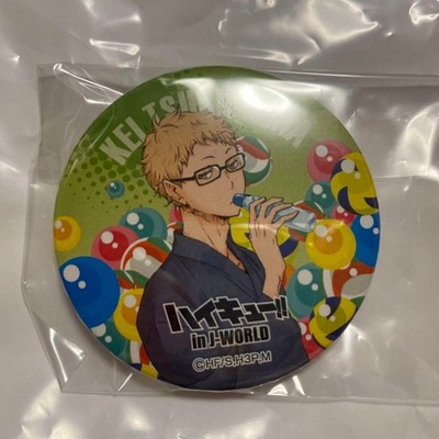 Haikyuu!! J-WORLD TOKYO Kei Tsukishima Can Magnet Badge
