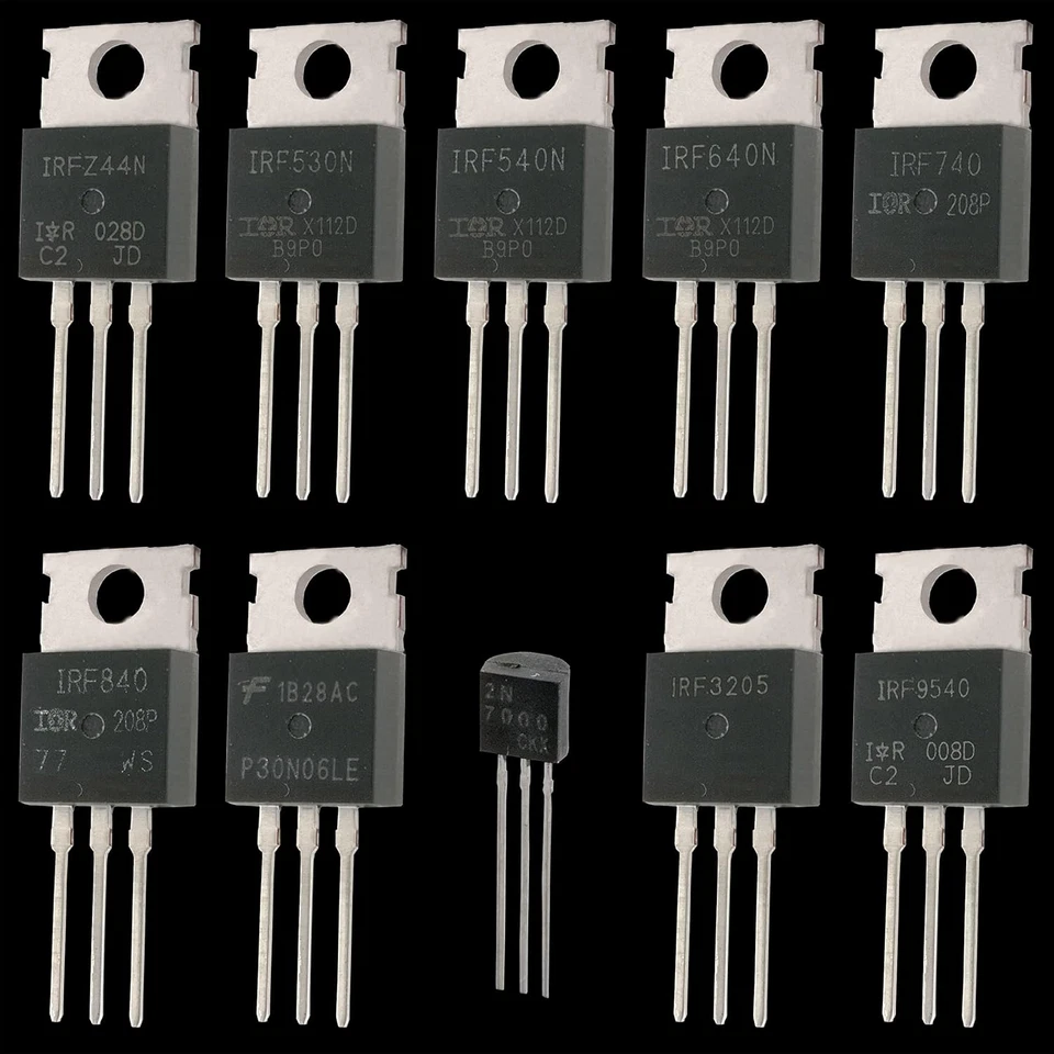 EEEEE 10 Werte 70 Stück Logikpegel PMOS NMOS Kit MOSFET Transistor Sortiment Ki - Bild 4 von 4