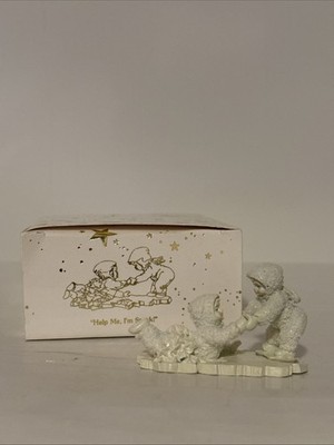 Dept 56 Snowbabies Miniature Help Me I m Stuck Pewter Mini Retired Figurines