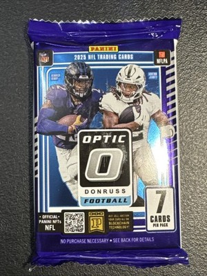2025 Panini Optic Football Factory Sealed Guaranteed Mega HOT PACK ...