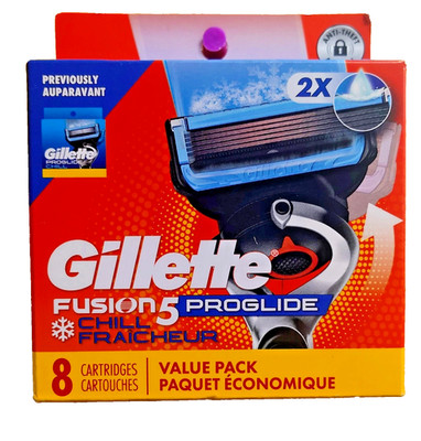 Gillette Proglide Chill Fraicheur 8 Cartridges