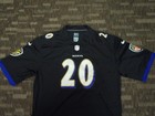 SEWN CUSTOM ED REED #20 BALTIMORE RAVENS BLACK NFL MENS GAME FOOTBALL JERSEY 4XL — photo 5