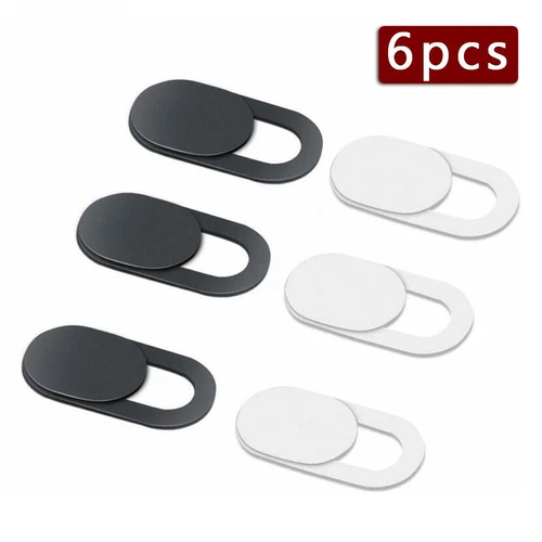 Ultra Thin Webcam Slider for Computer Laptop Tablet and Smart Phone Pack of 6