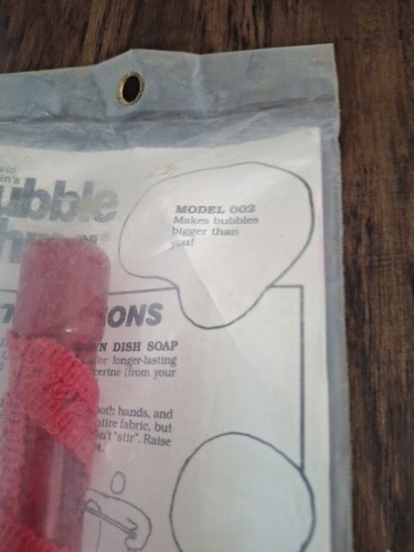 NOS Vintage David Stein’s Bubble Thing ‘World’s Biggest Bubbles!’ New Sealed - Picture 6 of 10
