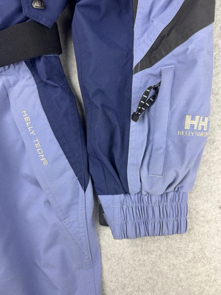 Helly Hansen Ski Suit Men’s unisex Large One Piece Mesh Lined Snowsuit Blue Vtg - Image 4 of 4
