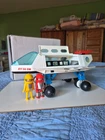 Vtg PLAYMOBIL PLAYMOSPACE Rocketship RT-28XO  + 2 Astronauts