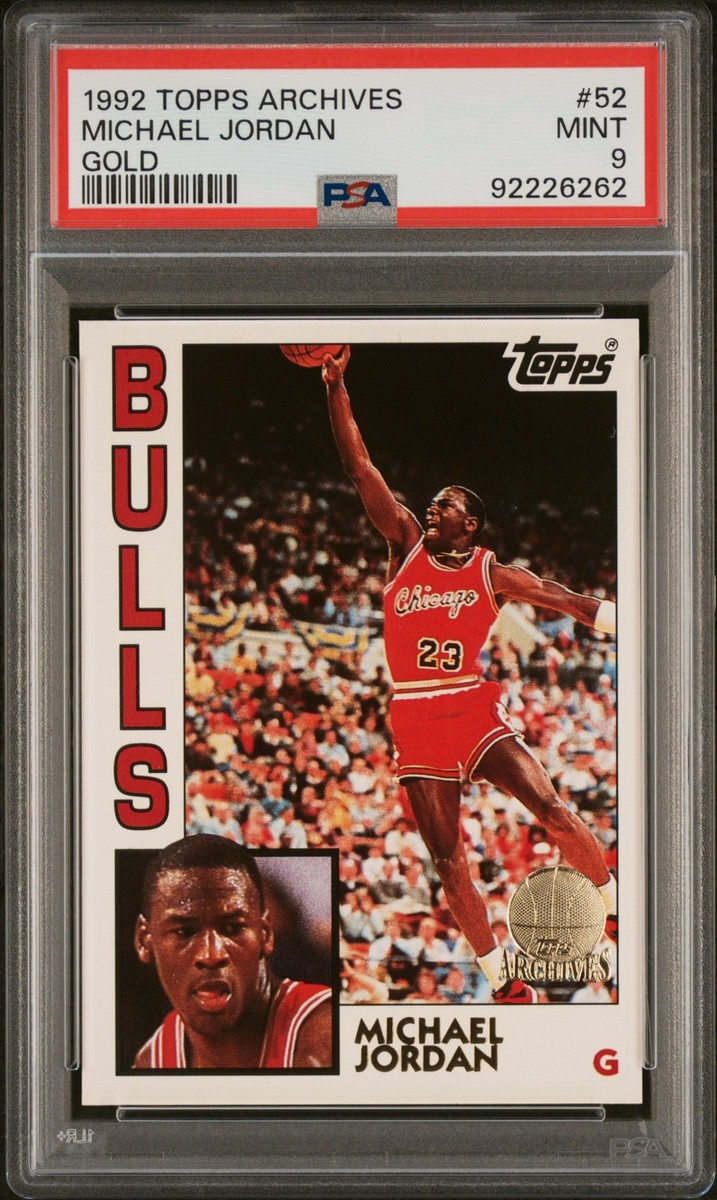 1992 Topps GOLD ALL STAR PSA 9 マイケルジョーダン 1992-93 Topps GOLD #205 Michael Jordan PSA 9 Graded