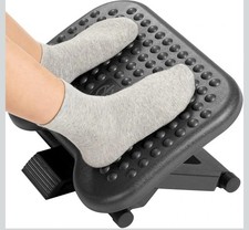 HUANUO Adjustable Foot Rest for Under Desk with Massage Surface and Tilt