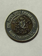Rare 1913 Open Championship 1" Coin Style Golf Marker - Royal Liverpool GC