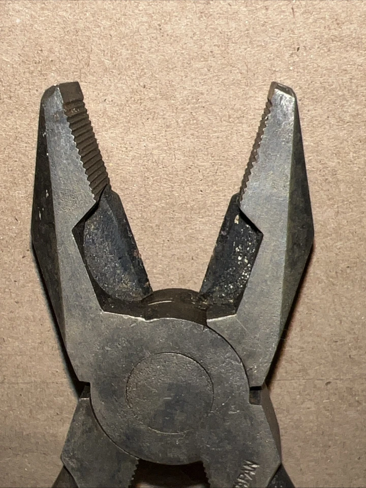 Herramientas Fuller #194 Alicates Lineman 8" Forjados en Gota Hechos en Japón De Colección Foto 4 de 4