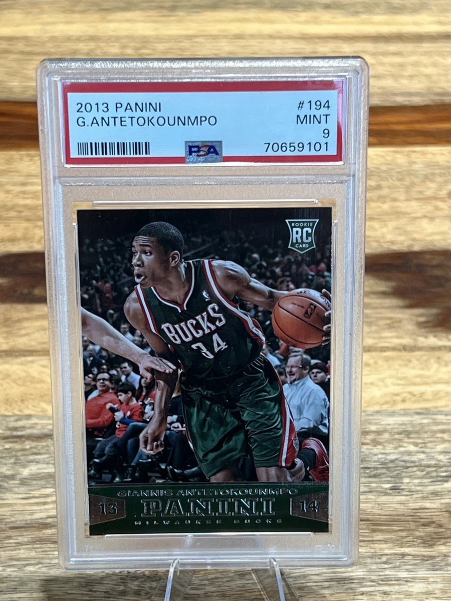 Giannis Antetokounmpo Basketball Grade 9 Rookie Sports Trading