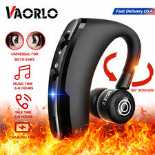 VAORLO V9 Bluetooth 5.0 Wireless Earpiece Hands-Free Headset