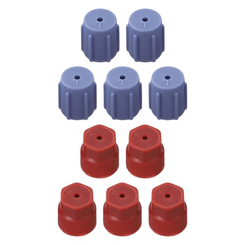 10 Pack R134a AC System Cap Charging Port Service Cap High Low Side 13mm & 16mm - Picture 4 of 24