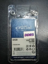Crucial 32GB 262-Pin DDR5 SO-DIMM DDR5 4800 Laptop RAM