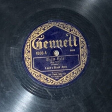 LADD'S BLACK ACES / SISTER KATE JIMMY DURANTE 78 RPM GENNETT RECORD A4