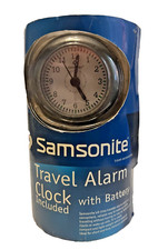 Samsonite Travel Alarm Clock - In Original Box - Original Battery Included