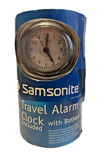 Samsonite Travel Alarm Clock - In Original Box - Original Battery Included