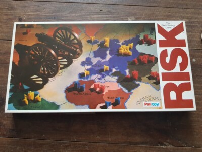 Risiko Brettspiel Vintage Die Welteroberung Spiel Palitoy / Parker Top Zustand