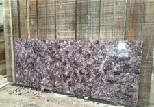 DINING COUNTERTOP | Amethyst Quartz Stone Counter Slab For Kitchen Decor