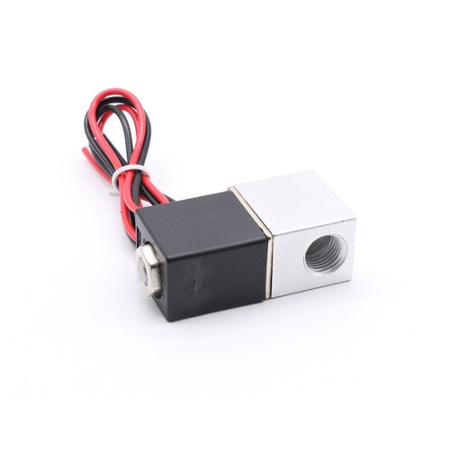 2 Way Normally Closed Pneumatic Aluminum Electric Solenoid Air Valve24V DC 1/8"  - Picture 7 of 8