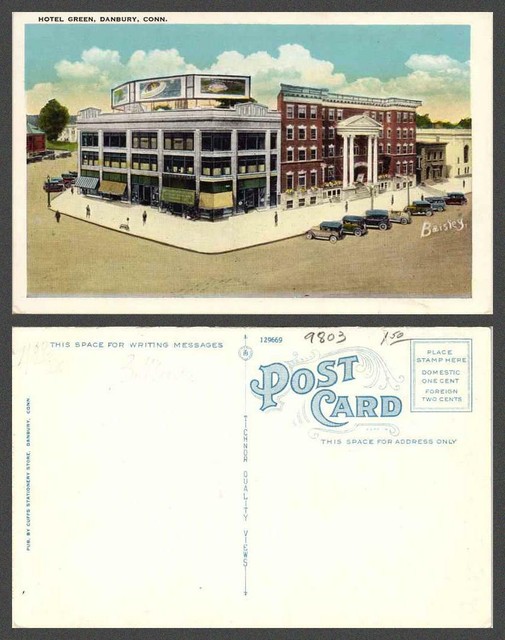 CONNECTICUT Danbury VINTAGE POSTCARD eBay