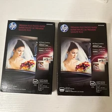 CR666A HP Premium Plus Photo Paper 4X6"--Soft Gloss--200 Sheets - 2 Packs