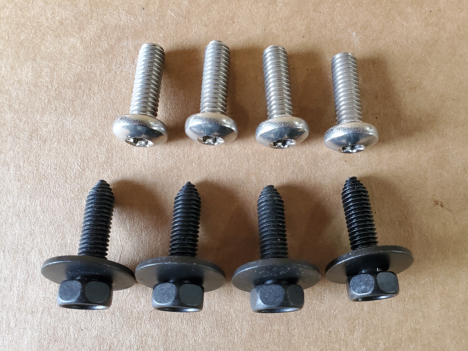 New Hardware/Bolts for 9702 Jeep Wrangler TJ Rear Seat Brackets Fold