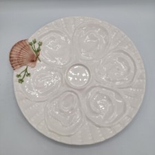 ARTLAND Oyster Plate. Seafood Harvest Collect...