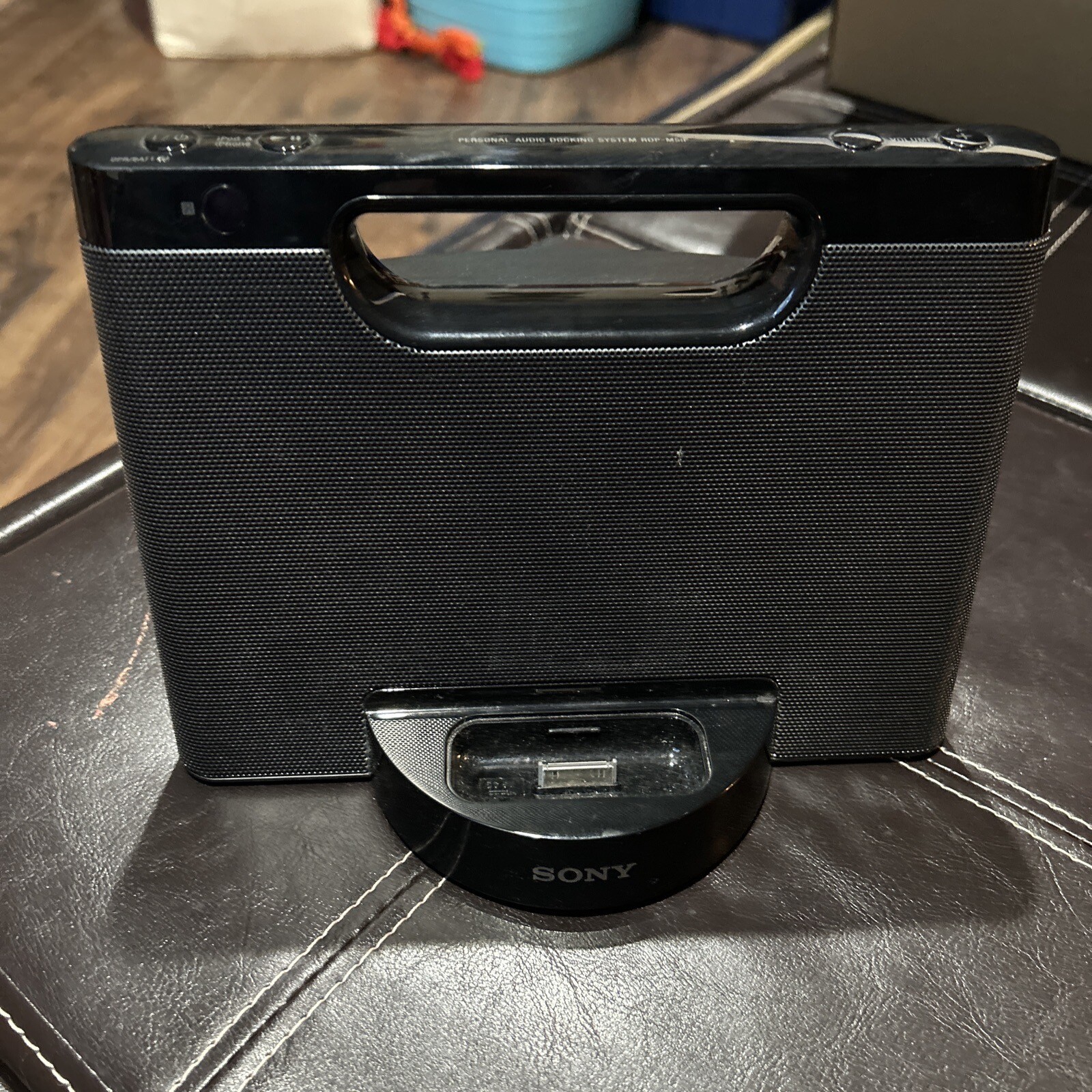 Sony RDP-M5IP Portable Black Speaker System for iPod and iPhone Apple ...