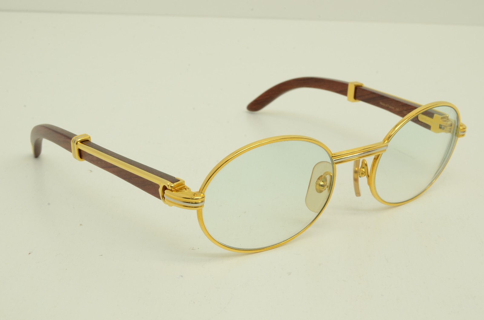 Authentic Cartier Sunglasses Giverny 51 20 130b Bubinga Wood Eyeglasses Frames 2