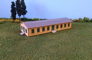 n scale laser cut buildings