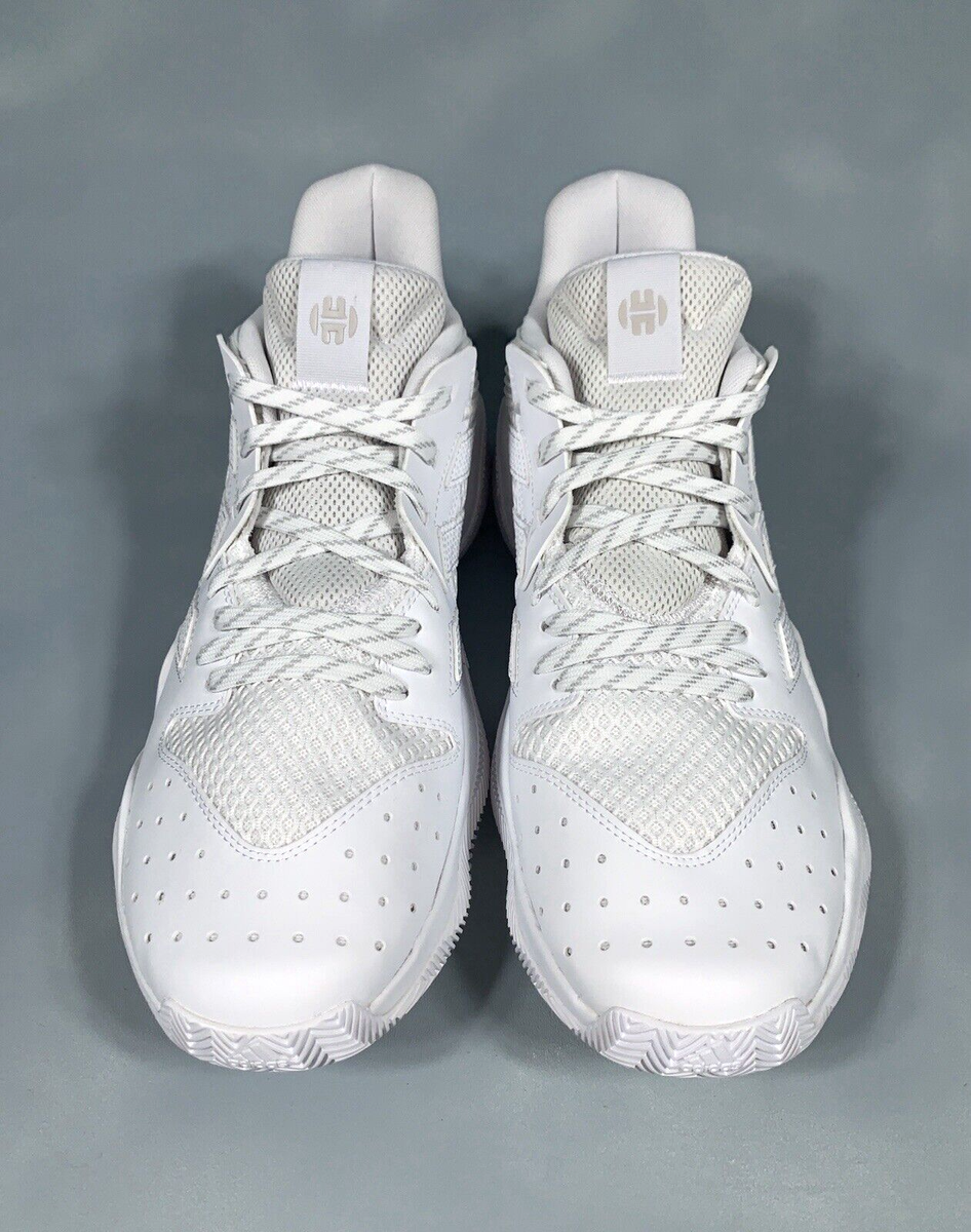 adidas James Harden Stepback Basketball Shoes White Grey  display picture 1