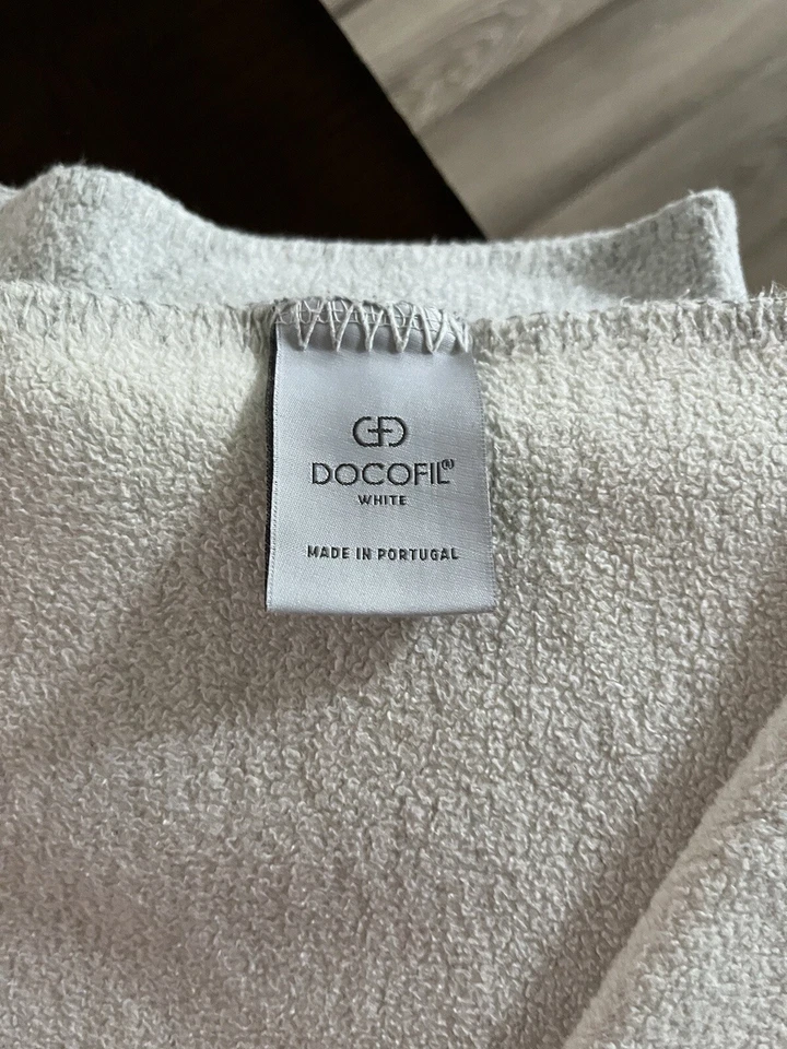 Manta Docofil Portugal Gris/Blanco Algodón 88x80 Foto 2 de 4