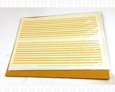 Virnex HO Decals Safety Orange 3/32 Inches Railroad Roman Number Set 3114