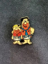 FRED & BARNEY MASONS FUN LAPEL PIN MASON  MASONIC LODGE 
