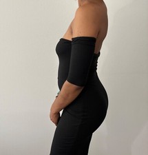 Blanc Dress Large Midi Off The Shoulder BodyCon Quiet Luxury Romantic Old Money