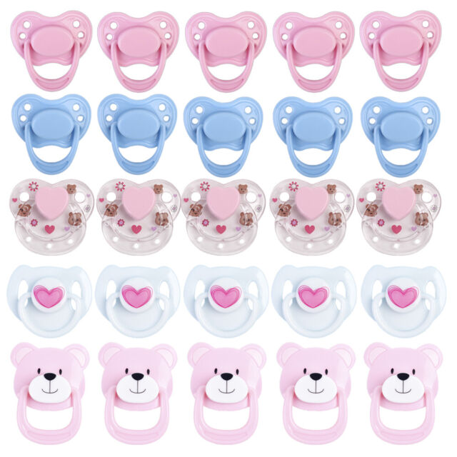 10X Magnetic Pacifiers Dummy Pacifier for Reborn Baby Dolls Supply Accessory DIY