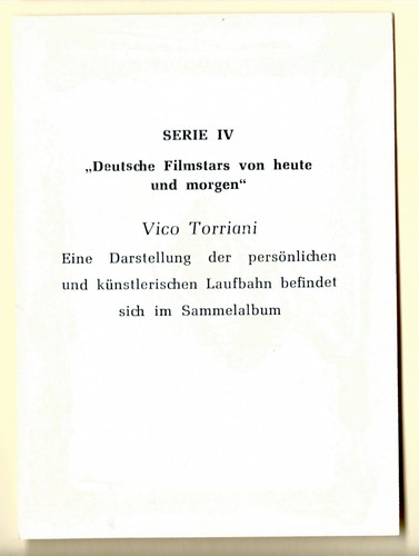 50er Jahre Colmorgen & Hoepner Deutsche Filmstars Sammler Album Karten, Sie wählen - Bild 205 von 207