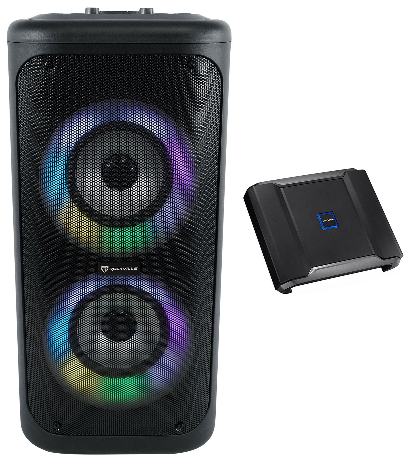 ALPINE R-A75M 750-ваттный среднеквадратичный автомобильный усилитель звука класса D Колонка для домашних вечеринок