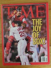 TIME 11/8/04 Magazines THE JOY OF (Boston Red) SOX! JASON VARITEK & KEITH FOULKE