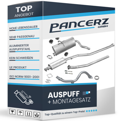 Auspuffanlage für Citroen Berlingo / Peuegot Partner 1.6 16V 03-09