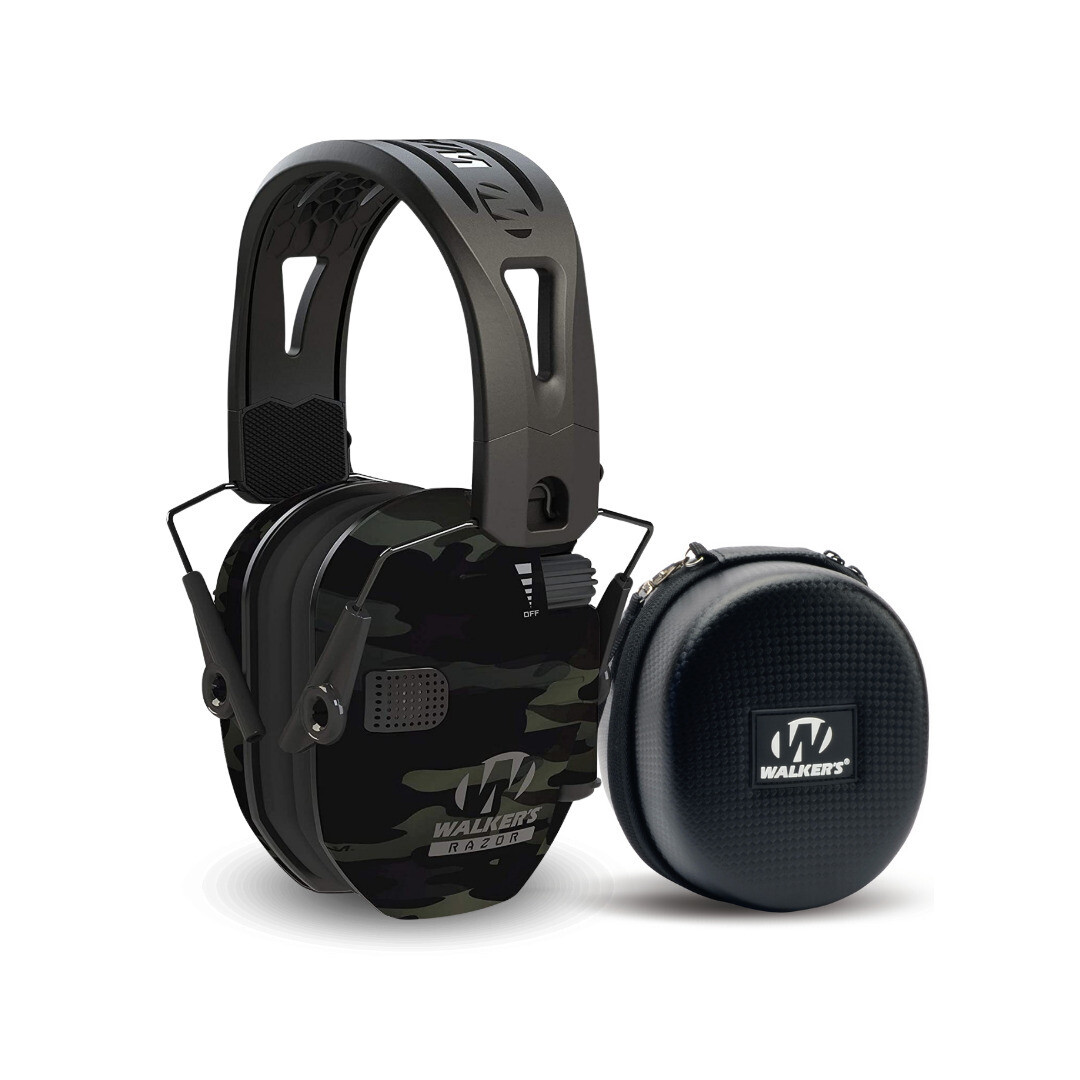 Ходунки Razor с резиновым оголовьем Multicam Серая камуфляжная ручка Tacti в комплекте с чехлом